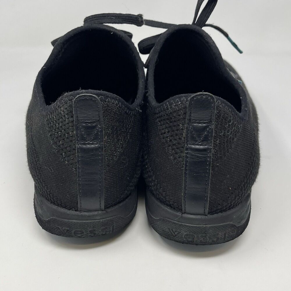 Vessi Weekend Sneakers Mens 10 Asphalt Black Fabric Waterproof Vegan Comfort - Picture 9 of 16